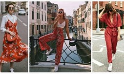 Bí quyết mặc đẹp chuẩn fashionista với họa tiết hoa lá mùa hè