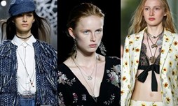  "Điểm mặt" những xu hướng phụ kiện trang sức bước ra từ sàn diễn Xuân -Hè 2018