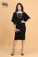 Váy Đen Cổ Thuyền 