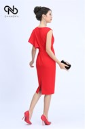 Váy Đỏ 1 Tay Hến Đính Hoa 