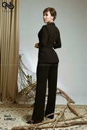 Bộ Vest đen cổ lụa tay lỡ
